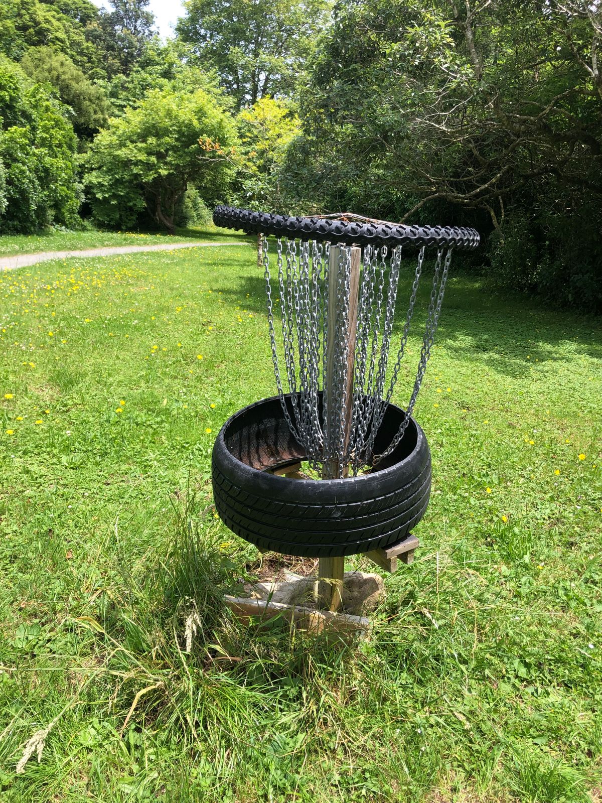 We propped it back up as best we could.