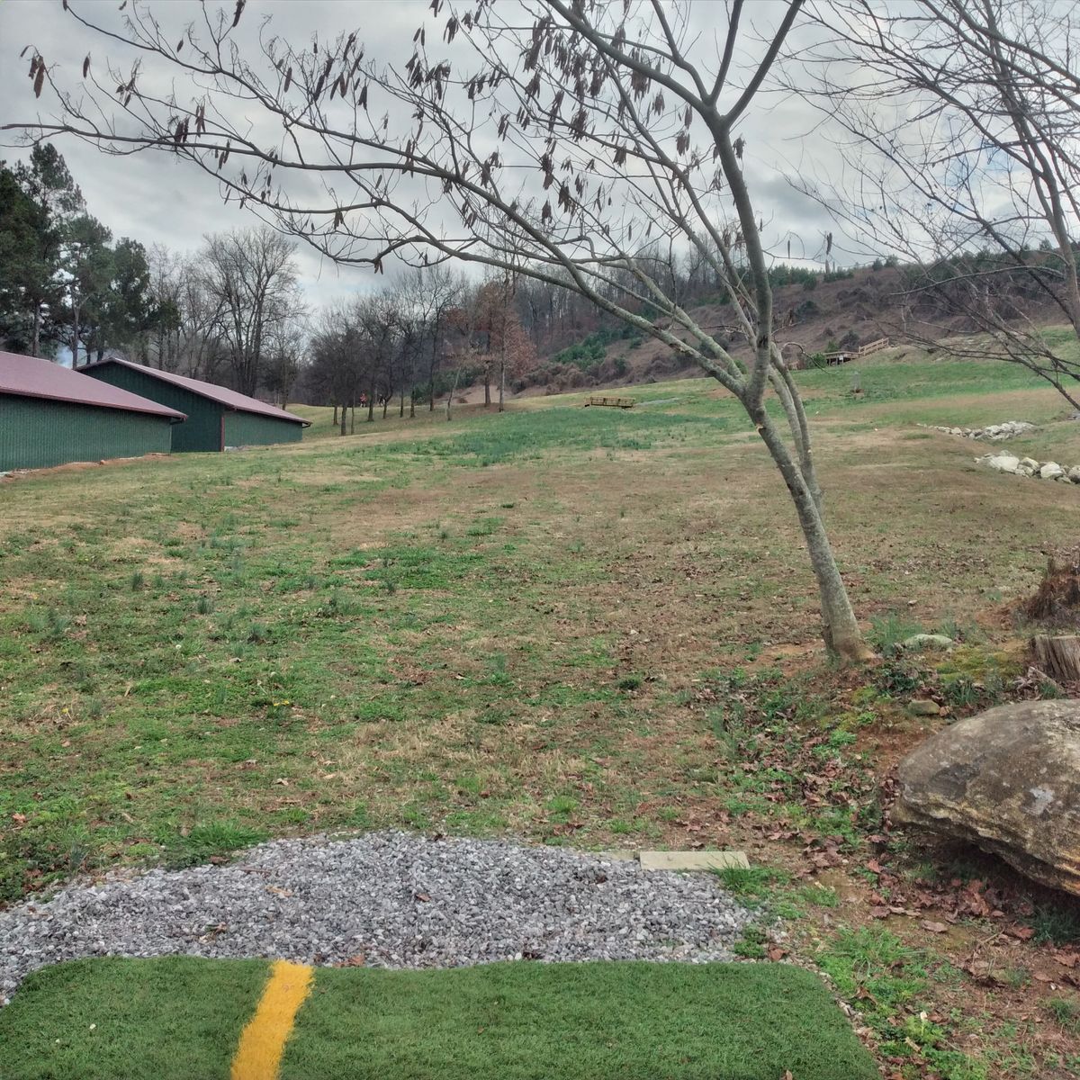 Hole 17 from tee box