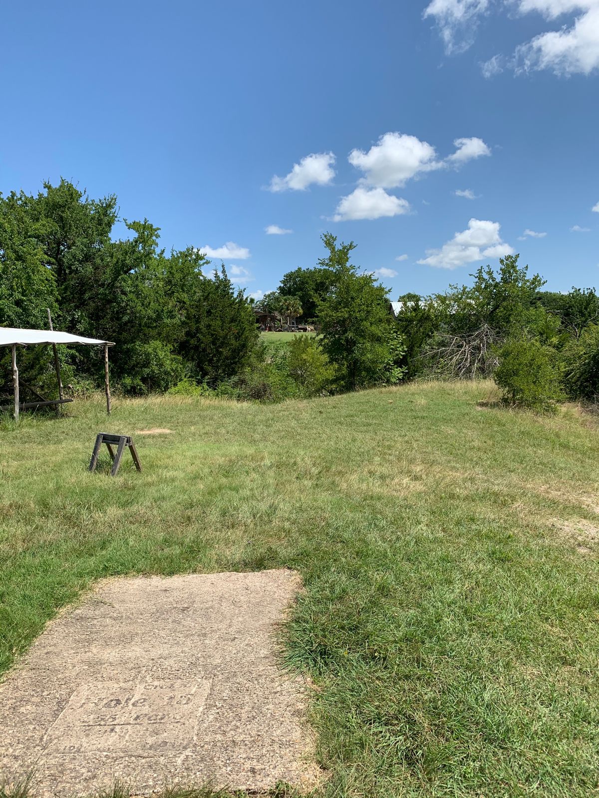 18 over creek and trees