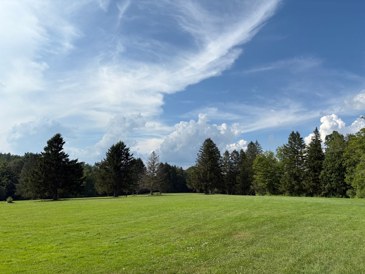 View from hole 9 towards hole 1
