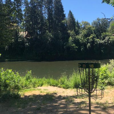 Last hole on the Rogue River