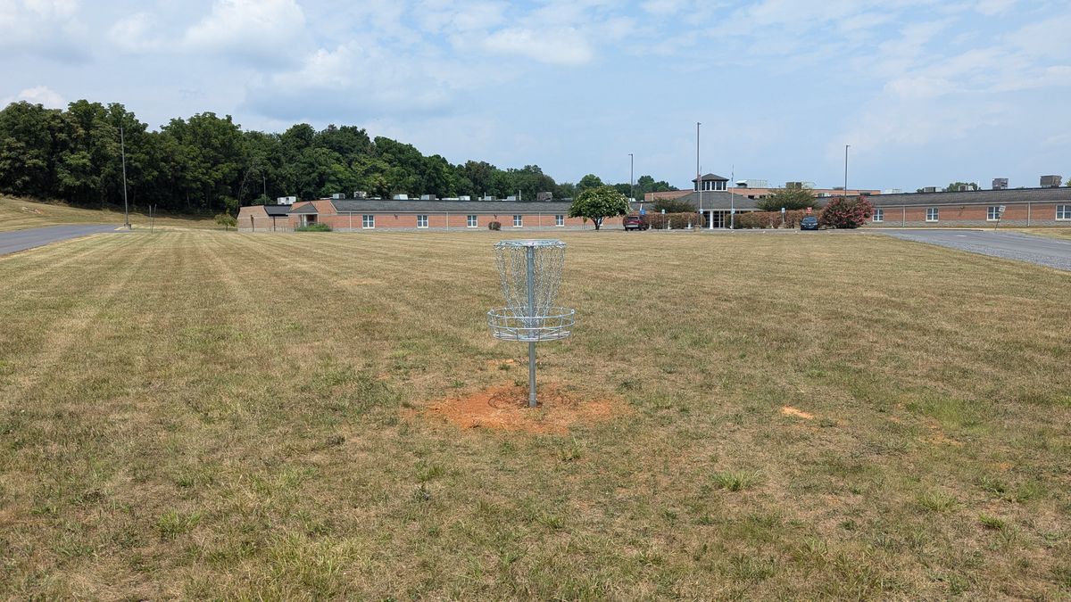 Hole 2 from basket.