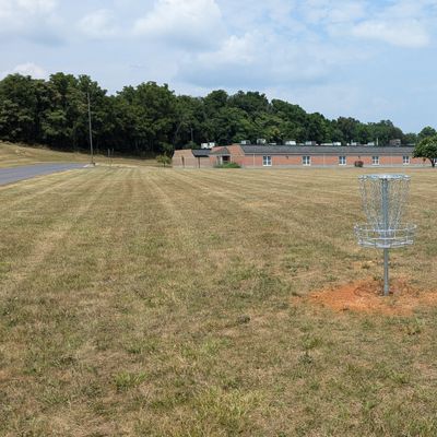 Hole 2 from basket.