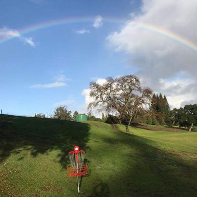 A pin position for hole 3 + a beautiful rainbow