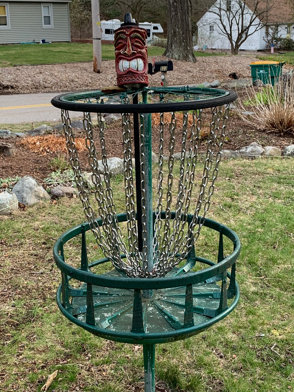 Front yard green basket hole 15 and 17