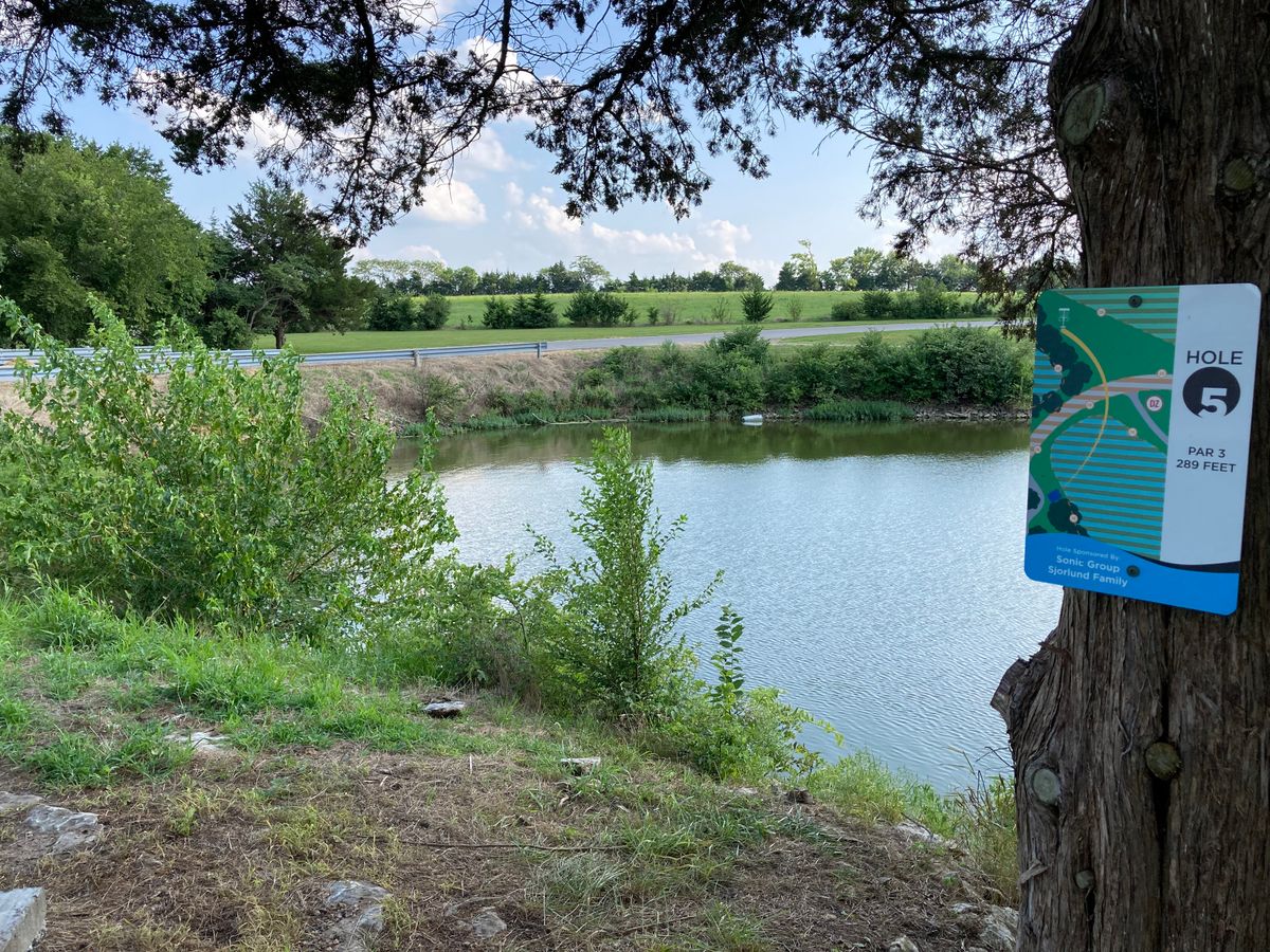Hole 5 over the water