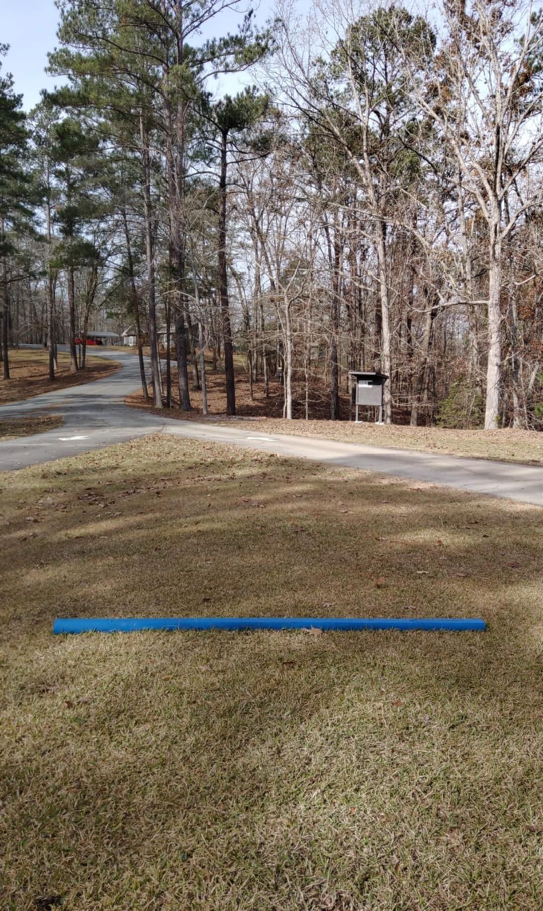 Hole 1 Pro Tee at Day Use parking lot