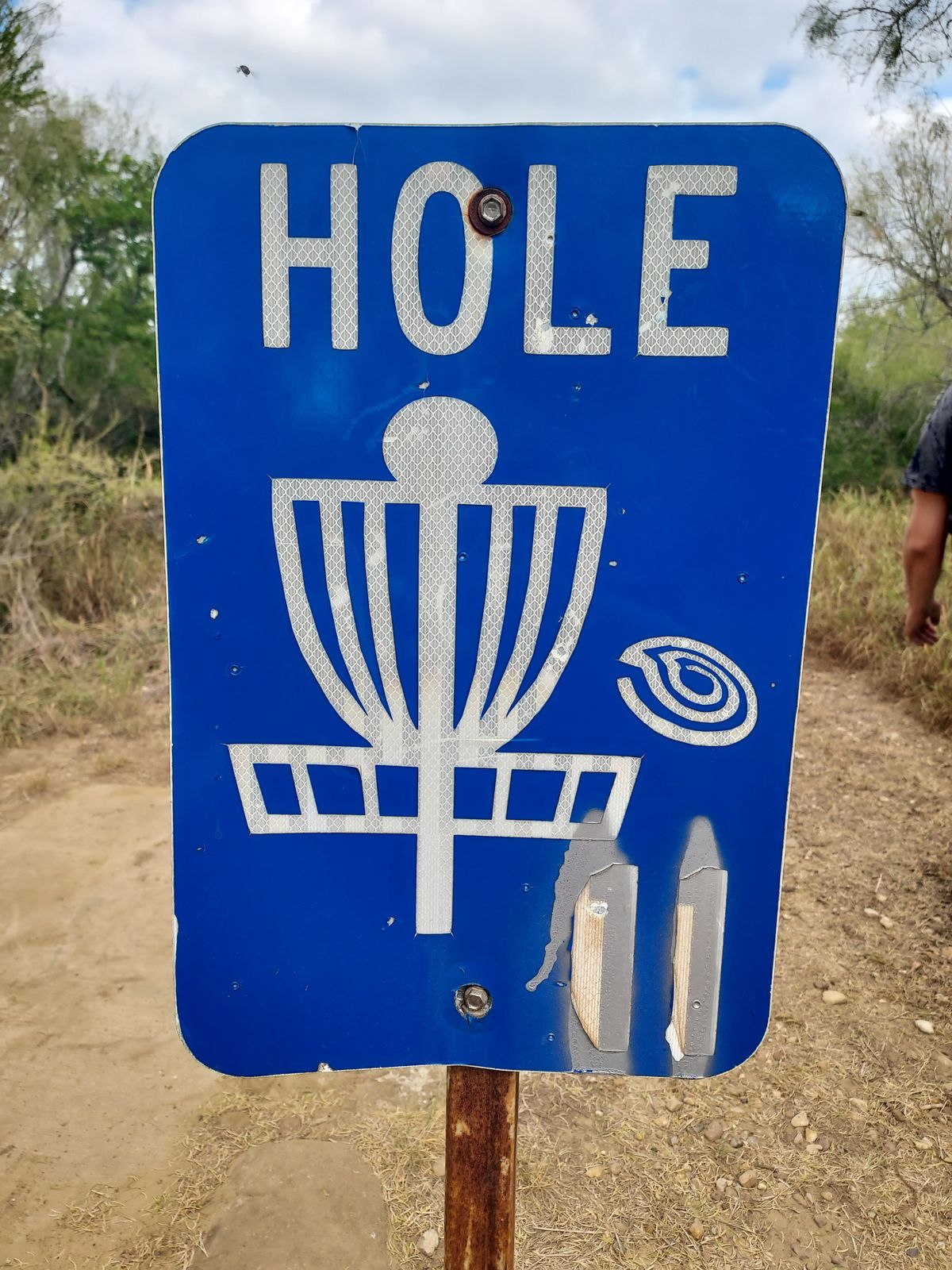 Hole 11 tee sign