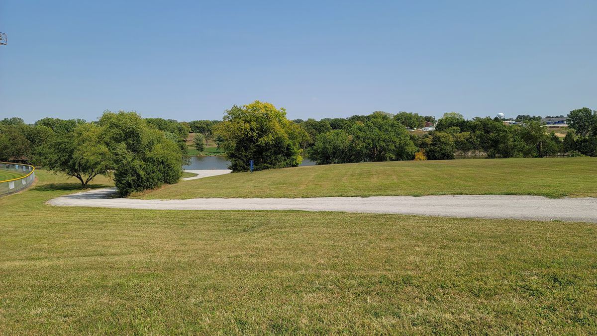 View of hole 3 from hole 2.