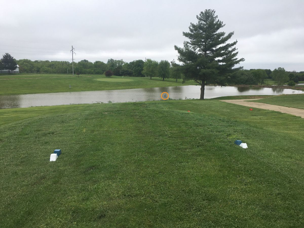 Hole 5 from the tee box