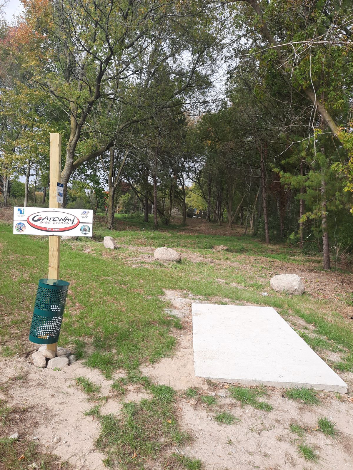 Hole 1 tee box