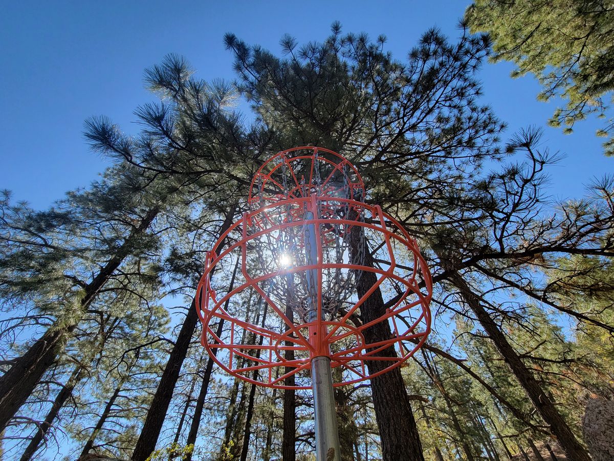 Hole 9 basket
