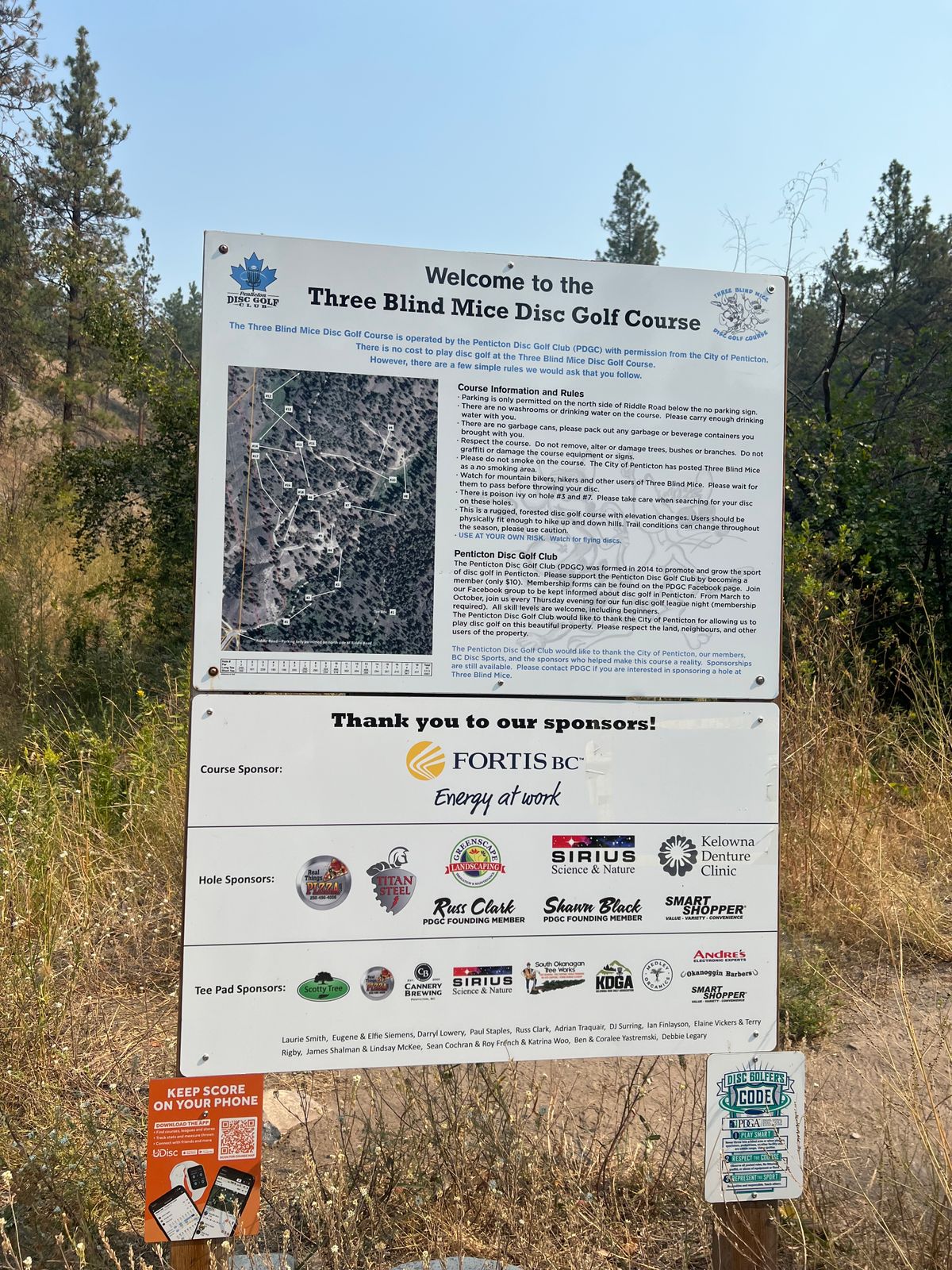Front sign