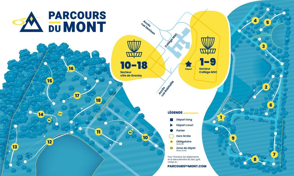 Dernière version de la carte du parcours