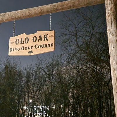 New sign at entrance.