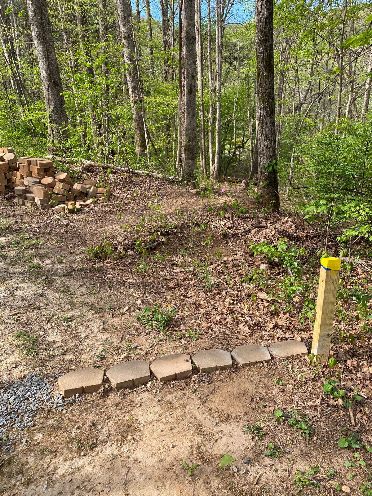 Hole 1. Short, downhill, tricky. There’s water to the right of the basket.
