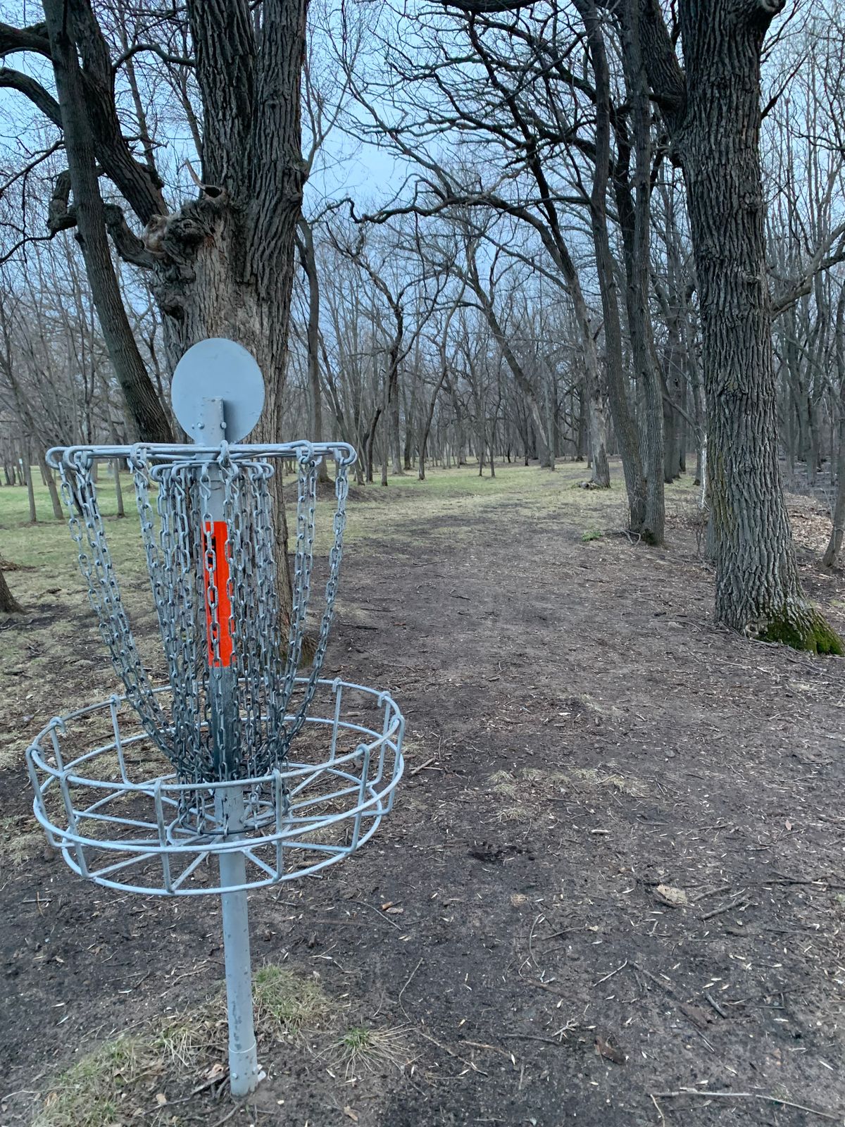 View of hole 8 looking back towards tee-pad.