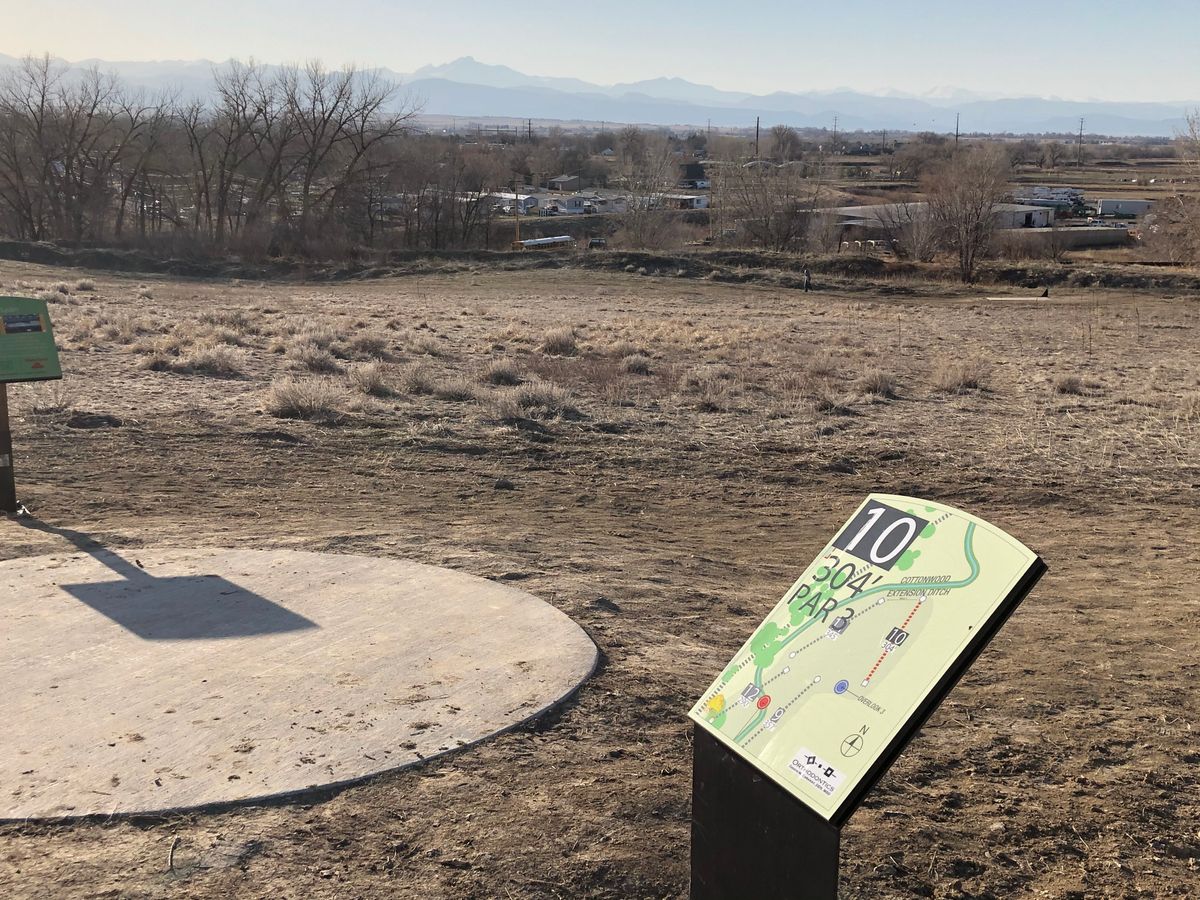 Hole 10 looking west...