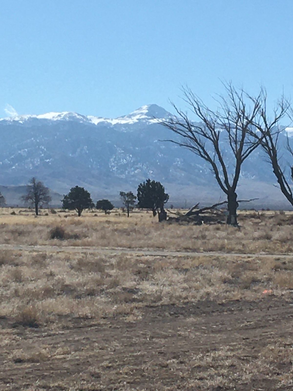 Wonderful views of Sierra Blanca’s North face