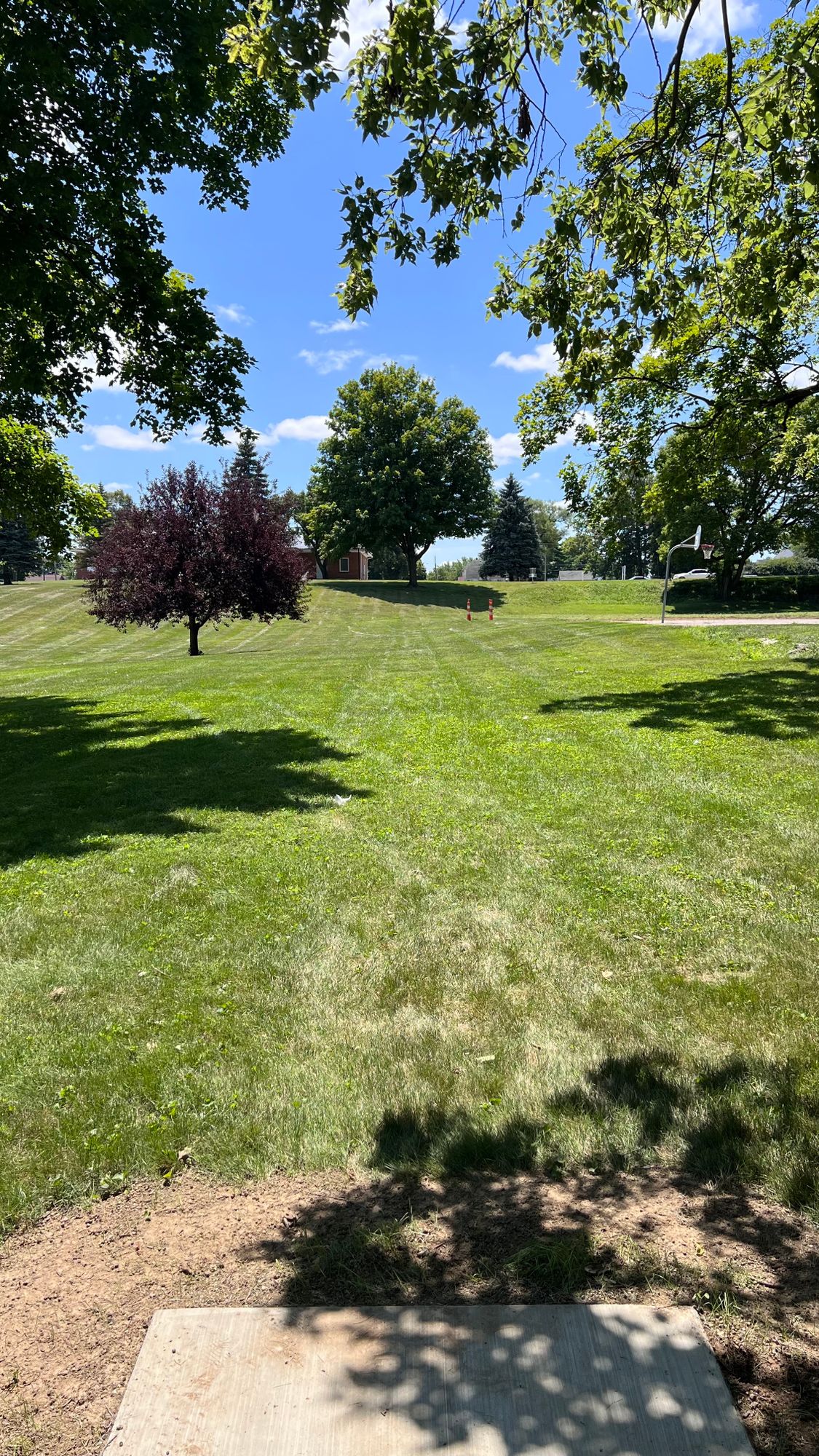 Hole 9 tee.