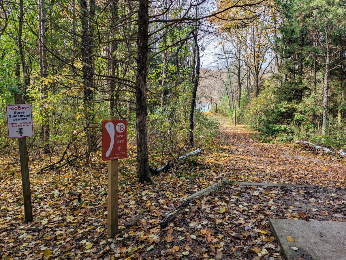 Hole 18 short tee