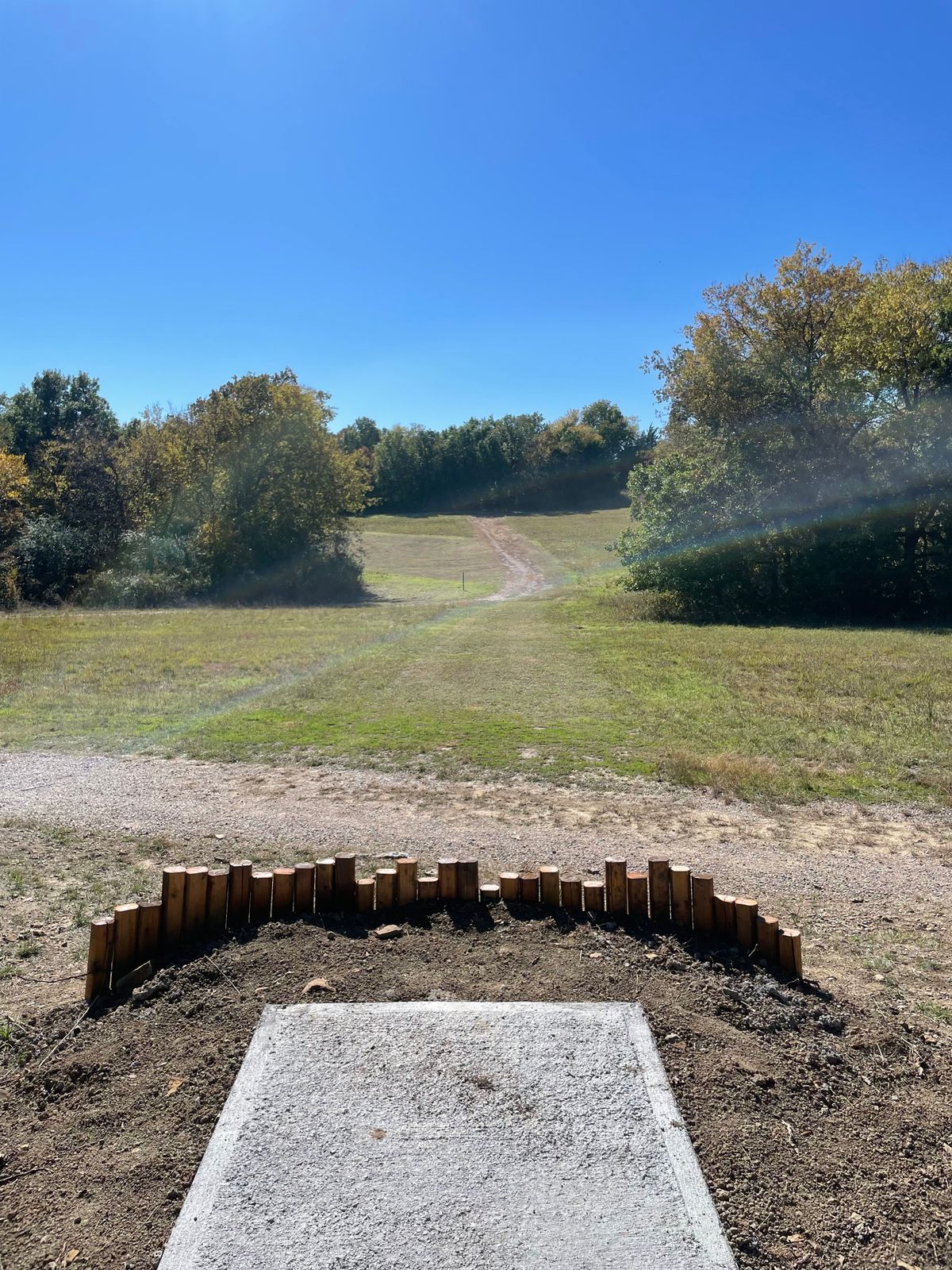 Hole 12 tee shot