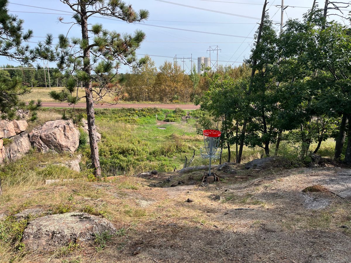 Hole #8, behind Red Basket back toward Red Tee.