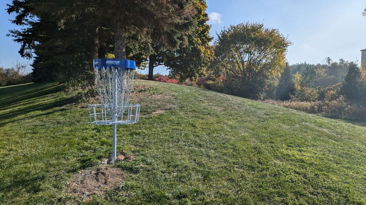 Hole 2 basket - Fall 2024
