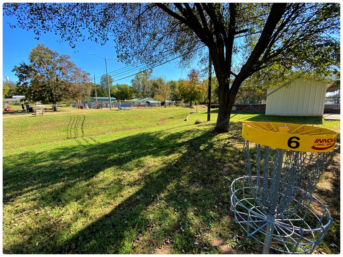 #6 basket looking back southeast toward Tees