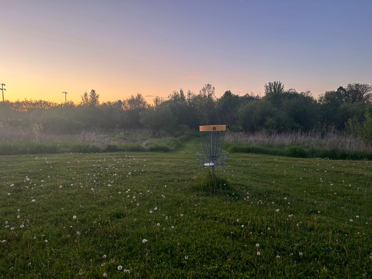 Hole 6 with nice sunset