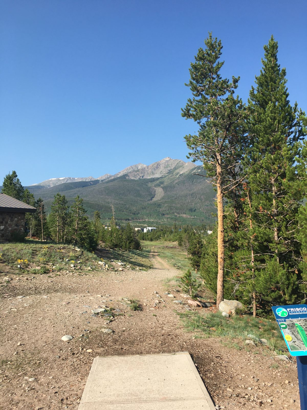 First tee box
