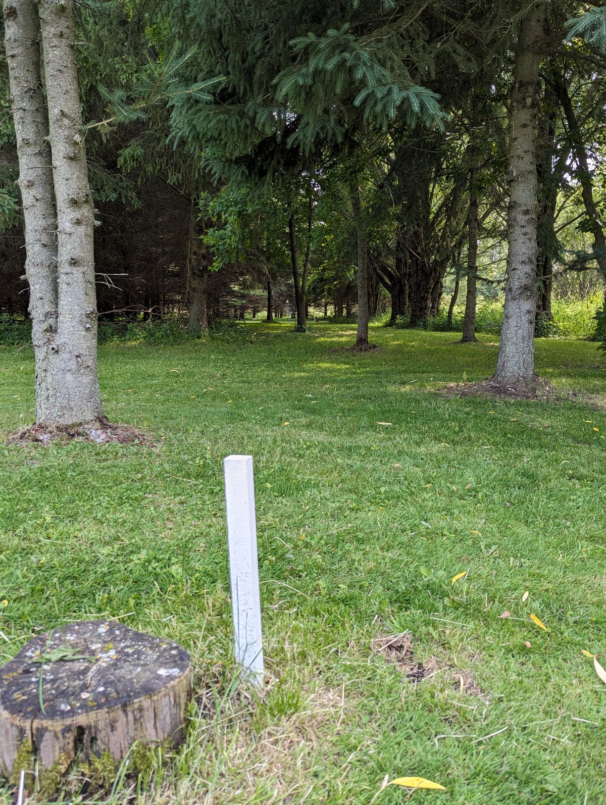 Hole 2 sign