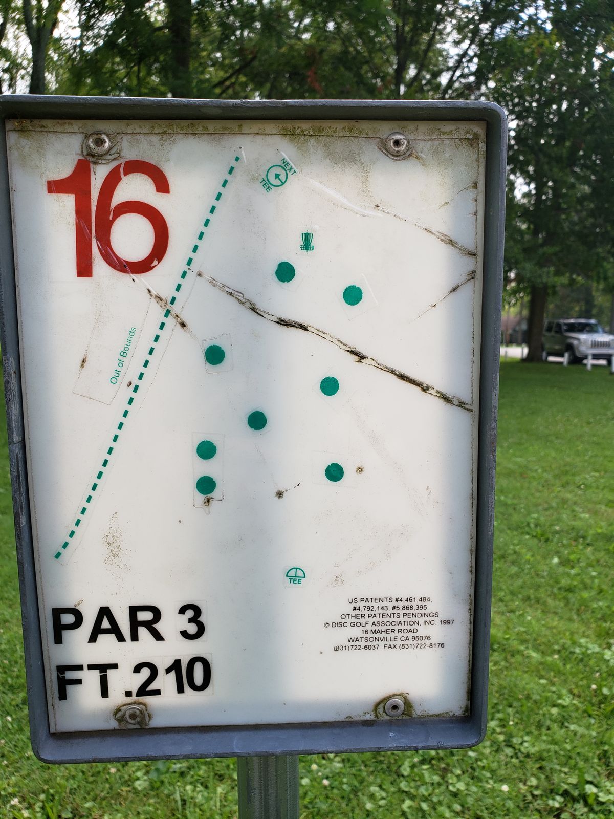 #16 Tee Sign