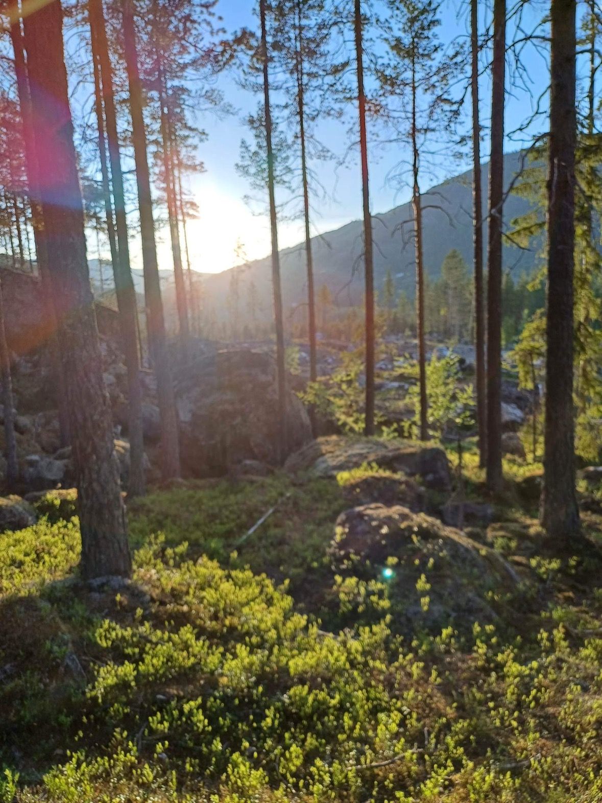 Sol på banen hele kvelden