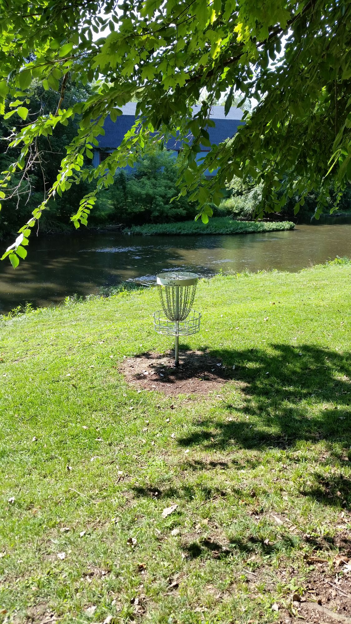 Hole 3 is along the river.