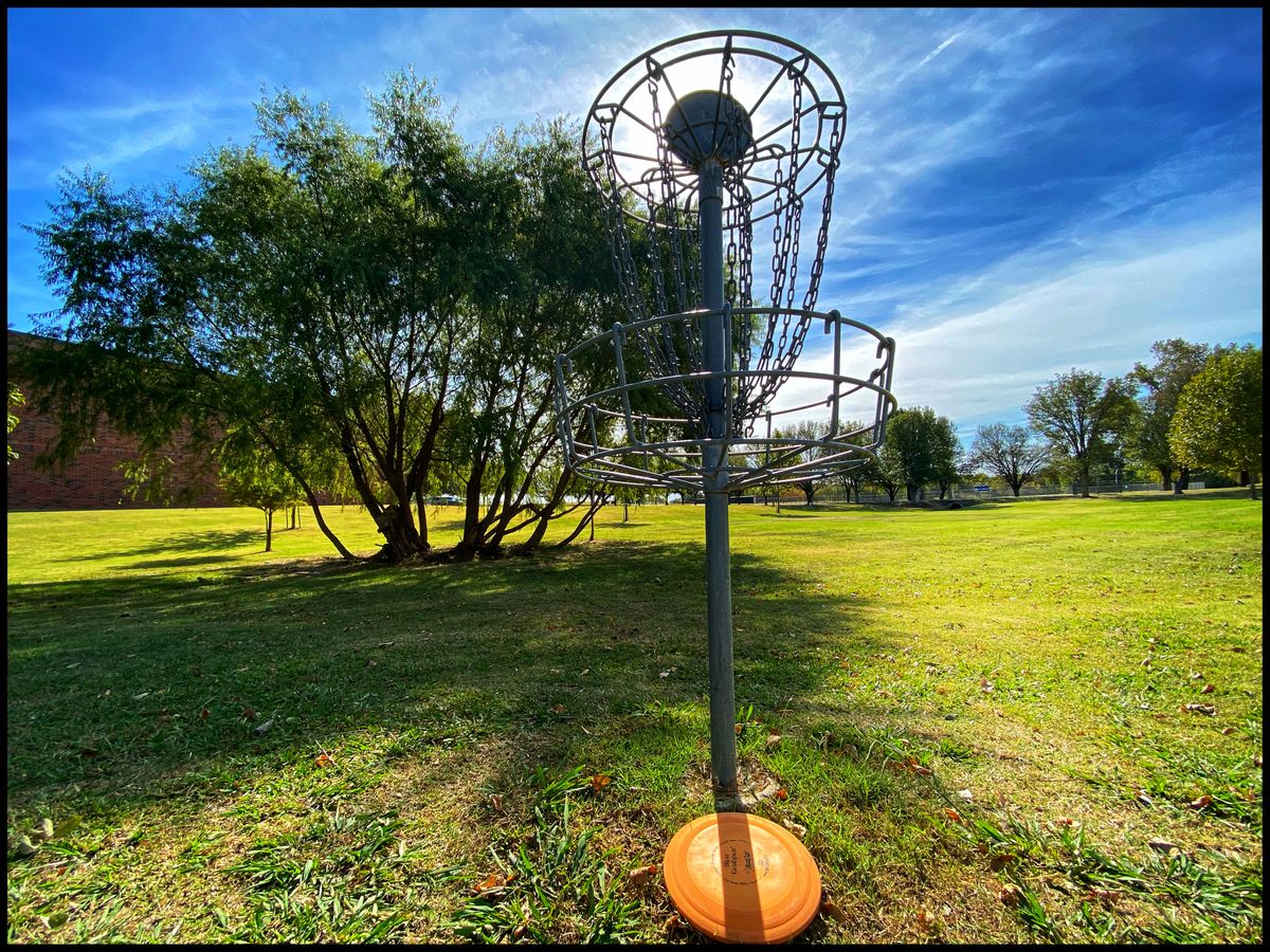 #9 basket looking back to Tee