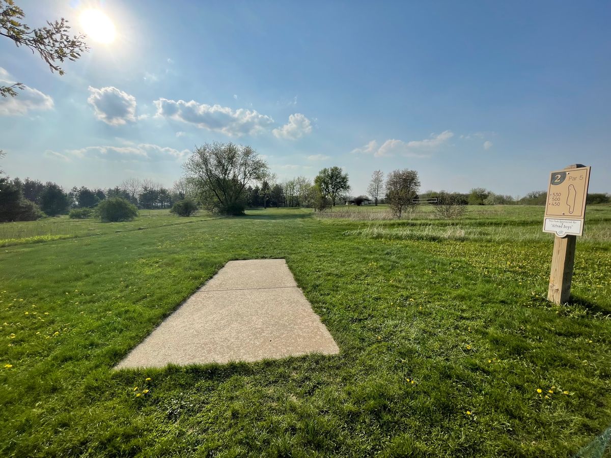 Hole 2 long tee