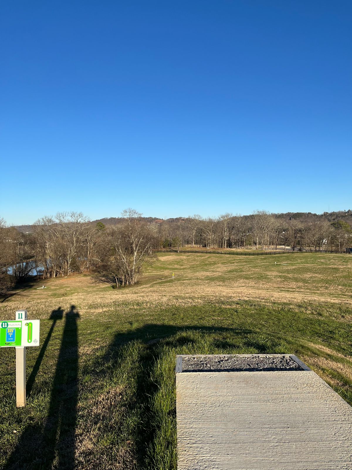 Hole 11 tee