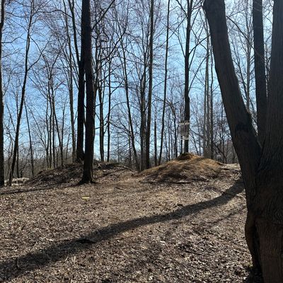 Hole 2 from outside the circle.