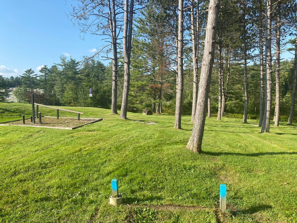 Hole 9 Tee before trees were cut