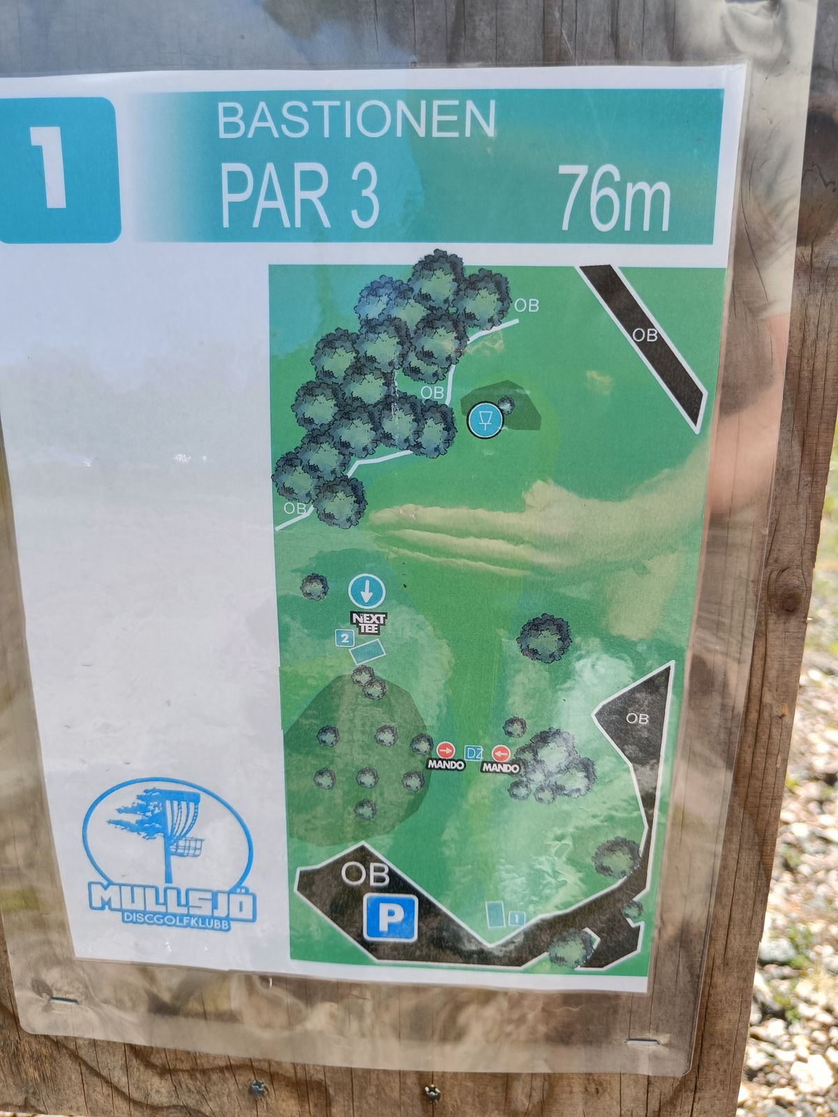 Tee signs on all holes with good information