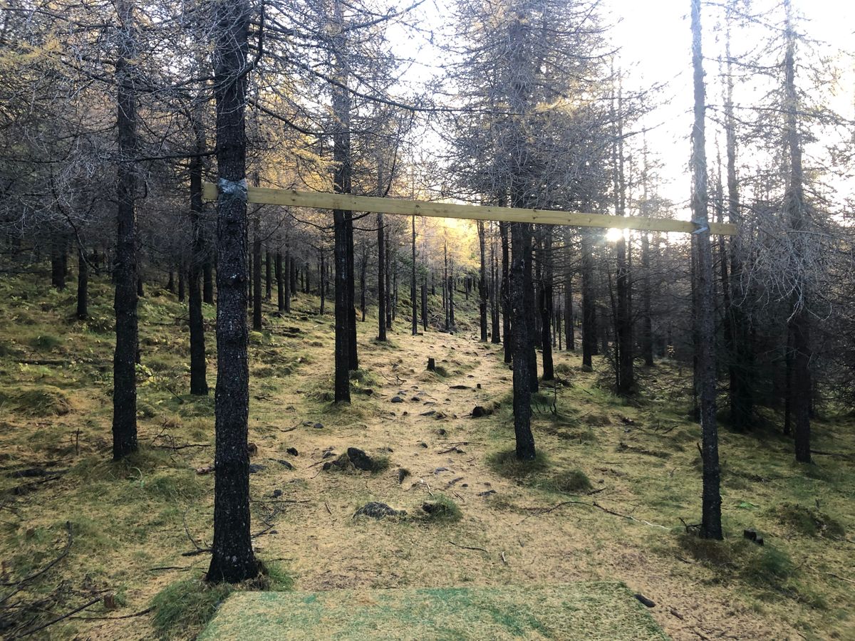 Hole nr 8 - View from the tee