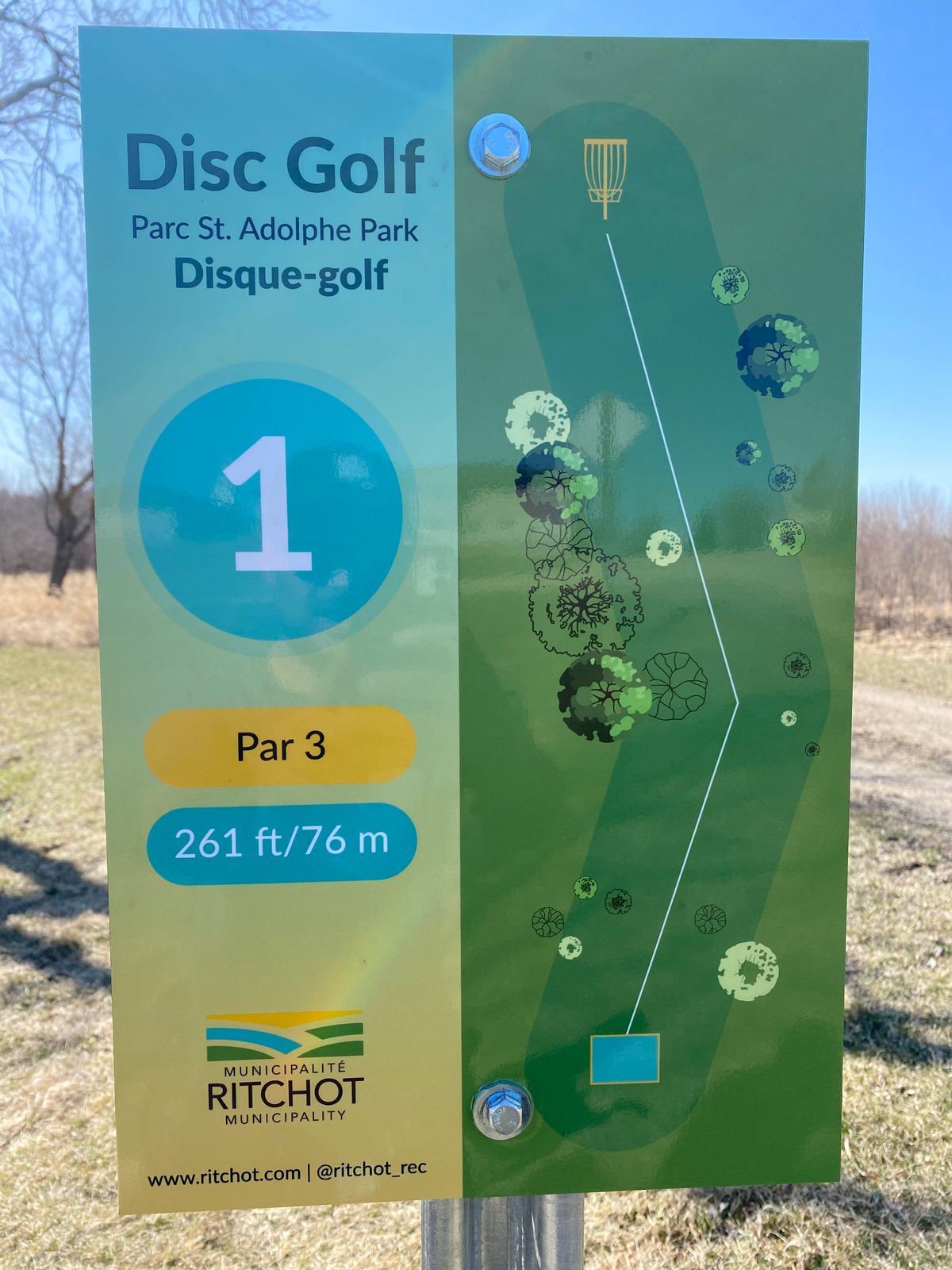 New Course signage