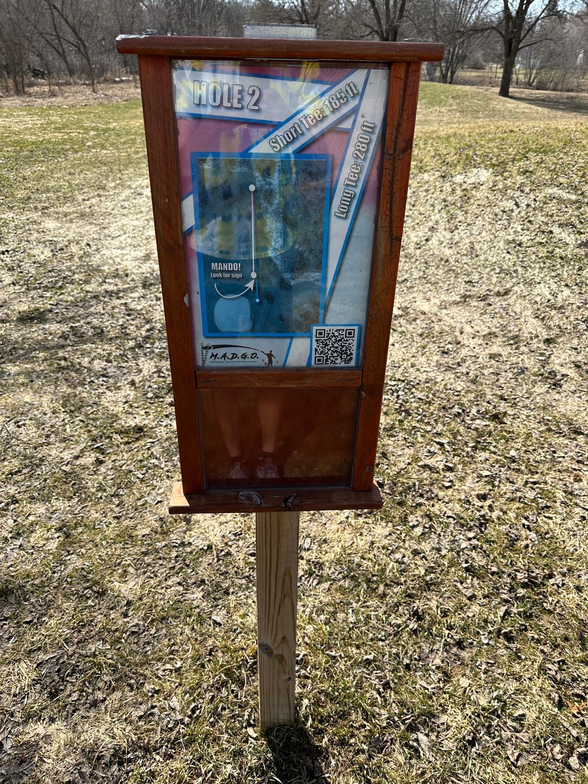 Hole 2 Sign