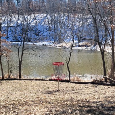 Hole 2's basket