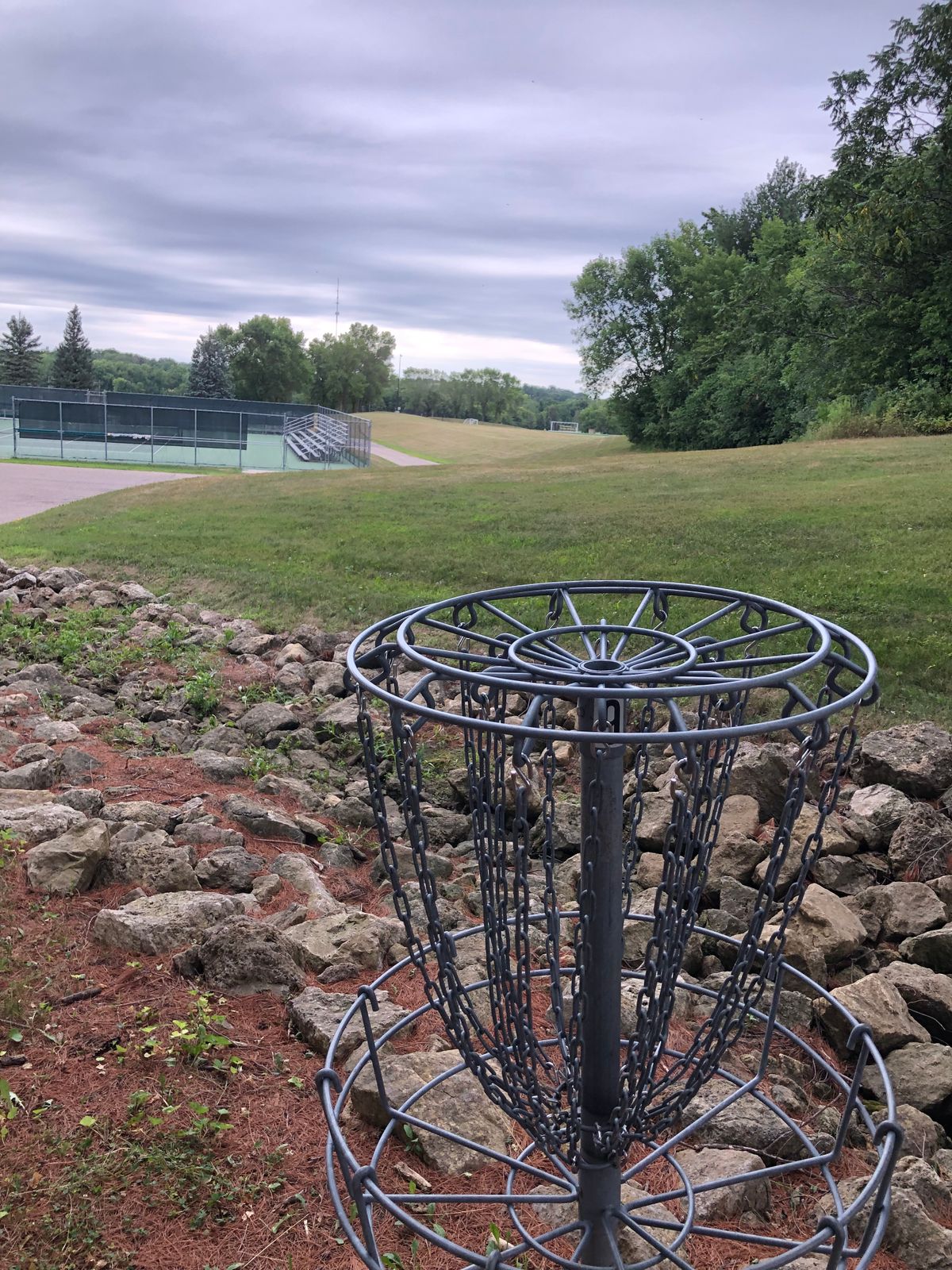 Green of 14 looking back at tee/fairway