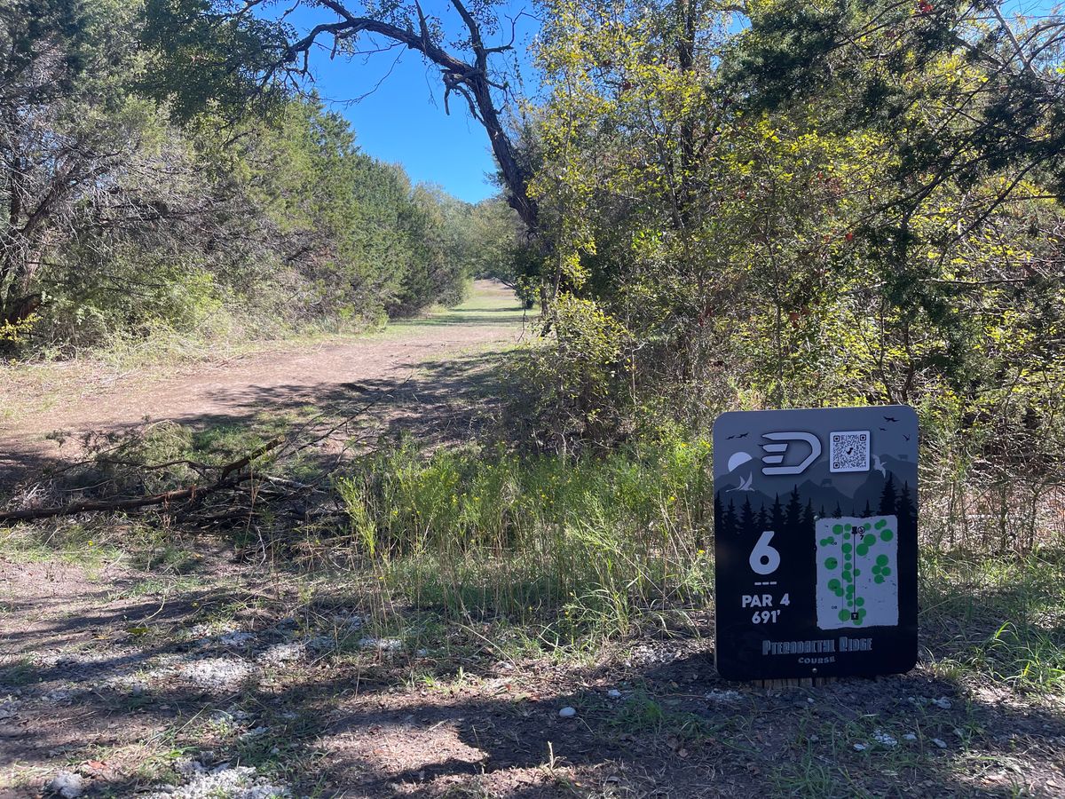 Hole 6, a tough uphill par 4.