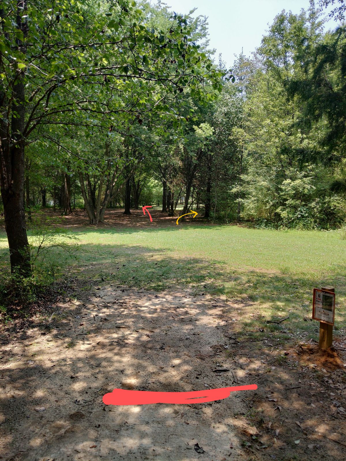 View from short tee box.