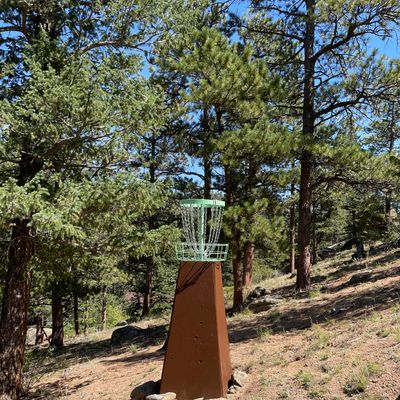 Hole 18 basket