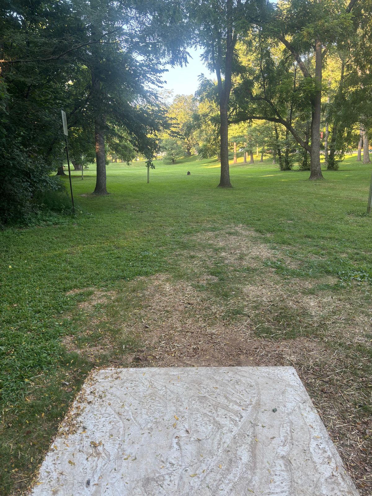 Tee #9 has returned to where it was according to main course map. It’s a monster distance.